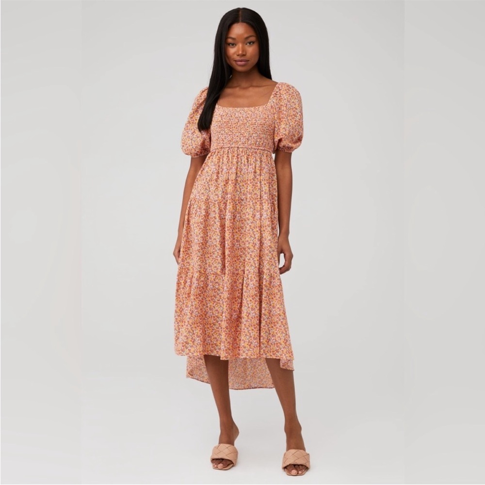 MINKPINK Multicolor Floral Midi Dress